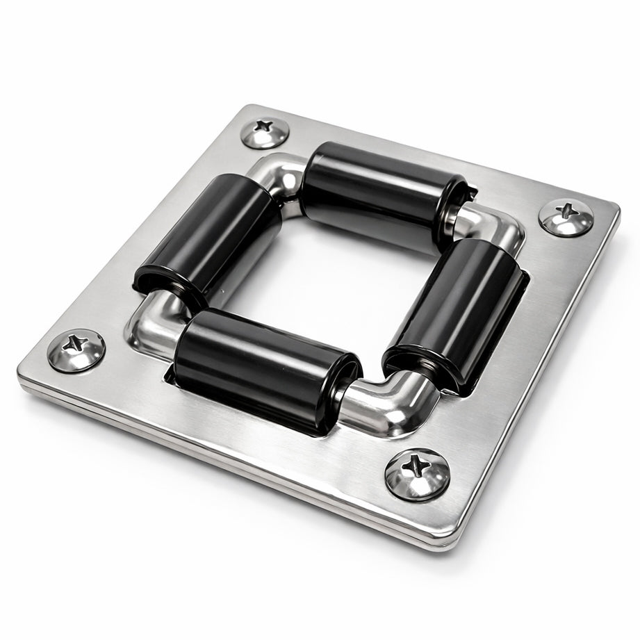 Hose Roller Guide - Square Stainless Steel