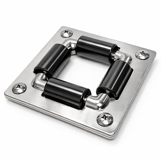 Hose Roller Guide - Square Stainless Steel